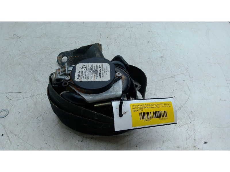 Recambio de cinturon seguridad delantero izquierdo para dacia dokker monospace (ke_) 1.5 dci (keaj, keah) referencia OEM IAM 868