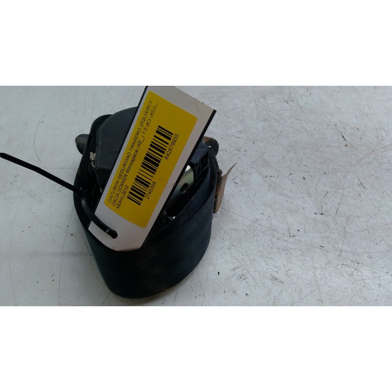 Recambio de cinturon seguridad trasero izquierdo para dacia dokker monospace (ke_) 1.5 dci (keaj, keah) referencia OEM IAM 88841