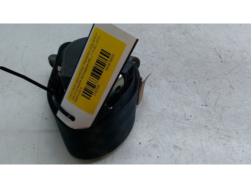 Recambio de cinturon seguridad trasero izquierdo para dacia dokker monospace (ke_) 1.5 dci (keaj, keah) referencia OEM IAM 88841