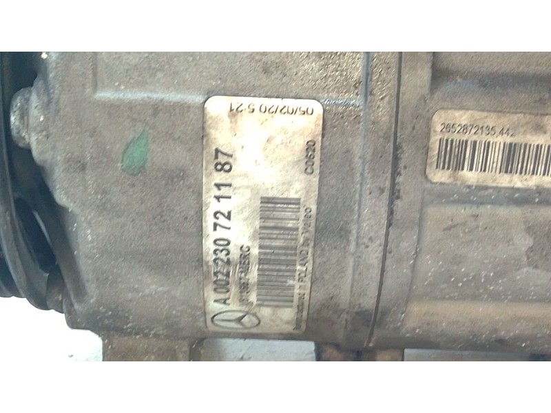 Recambio de compresor aire acondicionado para mercedes-benz sprinter 3-t furgoneta (b906) 214 cdi (906.611, 906.613) referencia 