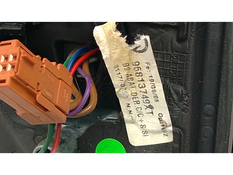 Recambio de retrovisor derecho para citroën berlingo multispace (b9) 1.6 hdi 110 referencia OEM IAM 95813749  