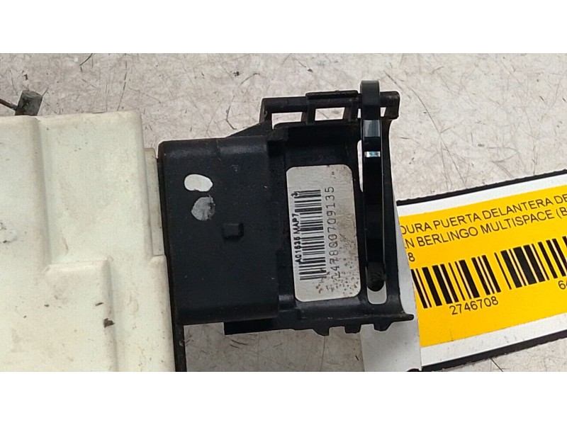 Recambio de cerradura puerta delantera derecha para citroën berlingo multispace (b9) 1.6 hdi 110 referencia OEM IAM   