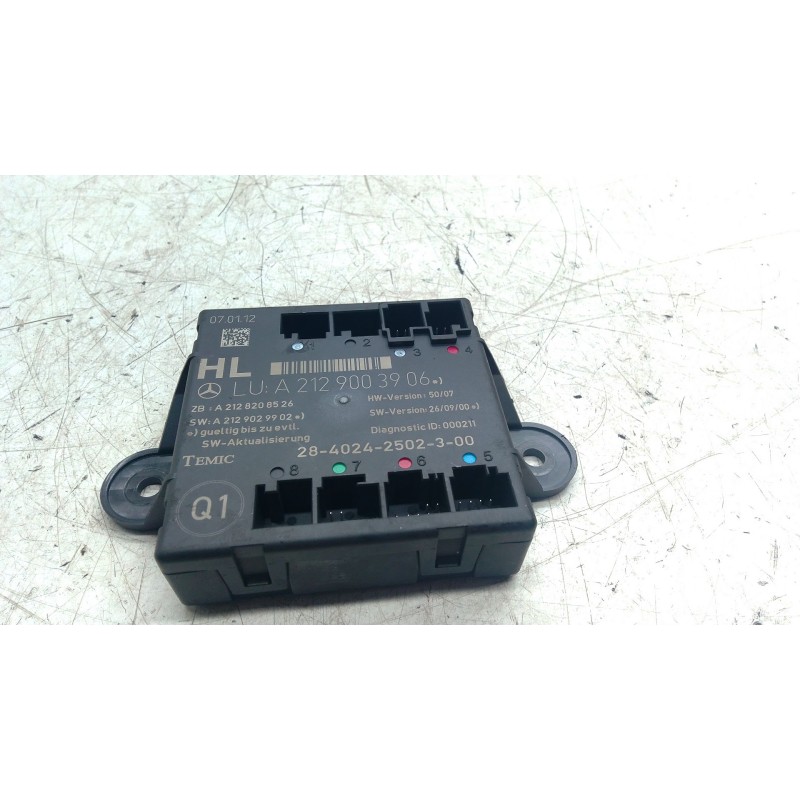Recambio de modulo control puerta para mercedes-benz clase c t-model (s204) c 220 cdi (204.202) referencia OEM IAM A2129003906  