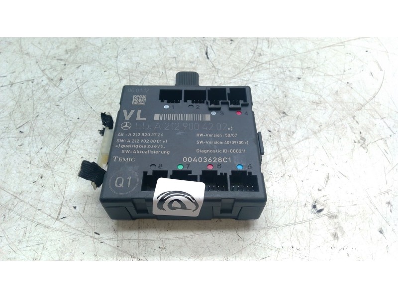 Recambio de modulo control puerta para mercedes-benz clase c t-model (s204) c 220 cdi (204.202) referencia OEM IAM A2129004202  