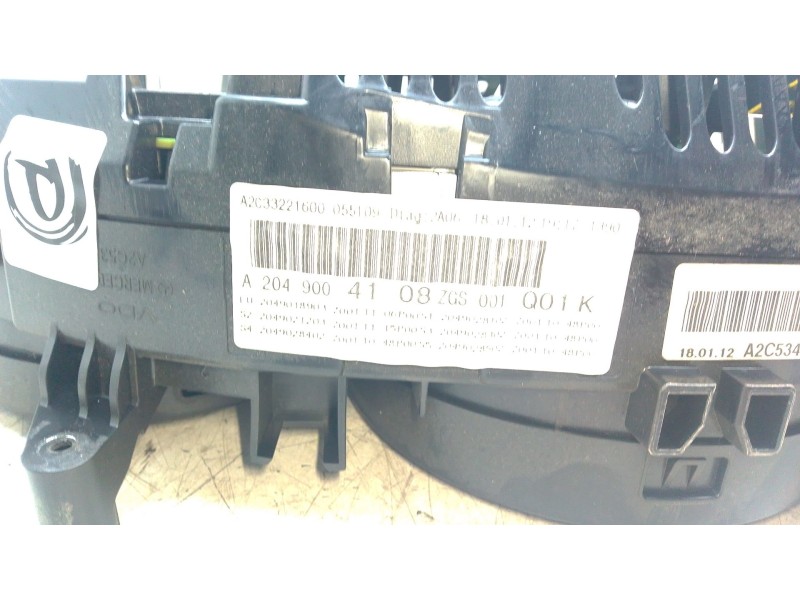 Recambio de cuadro instrumentos para mercedes-benz clase c t-model (s204) c 220 cdi (204.202) referencia OEM IAM A2049004108  