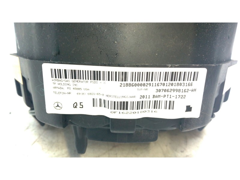 Recambio de airbag delantero izquierdo para mercedes-benz clase c t-model (s204) c 220 cdi (204.202) referencia OEM IAM A2188600