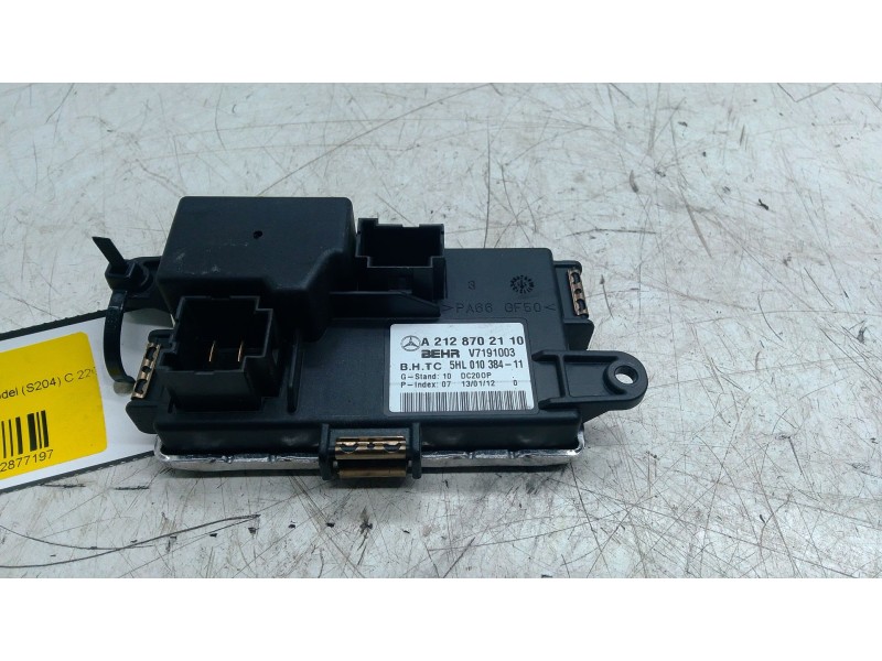 Recambio de resistencia calefaccion para mercedes-benz clase c t-model (s204) c 220 cdi (204.202) referencia OEM IAM A2128702110