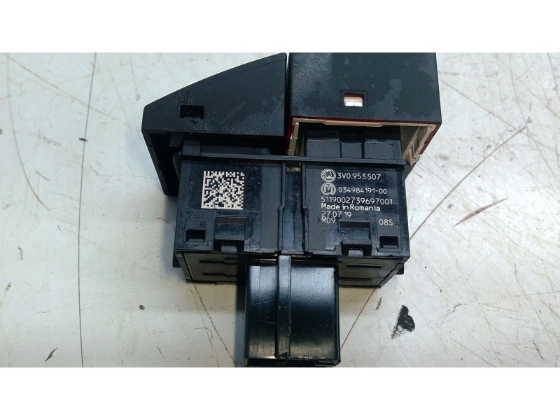 Recambio de warning para skoda superb iii (3v3) 2.0 tdi referencia OEM IAM 3V0953507  