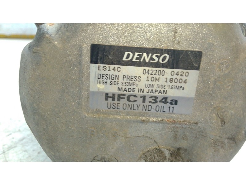 Recambio de compresor aire acondicionado para toyota auris (_e15_) 1.8 hybrid (zwe150_) referencia OEM IAM 0422000420  