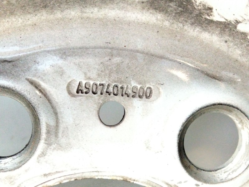 Recambio de llanta hierro para mercedes-benz sprinter 3-t furgoneta (b906) 214 cdi (906.611, 906.613) referencia OEM IAM A907401