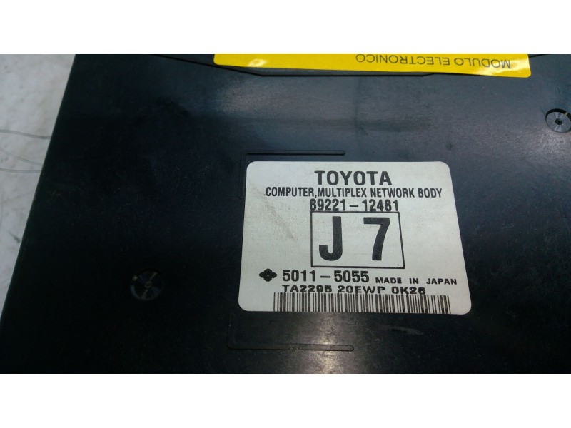 Recambio de modulo electronico para toyota auris (_e15_) 1.8 hybrid (zwe150_) referencia OEM IAM 8922112481  