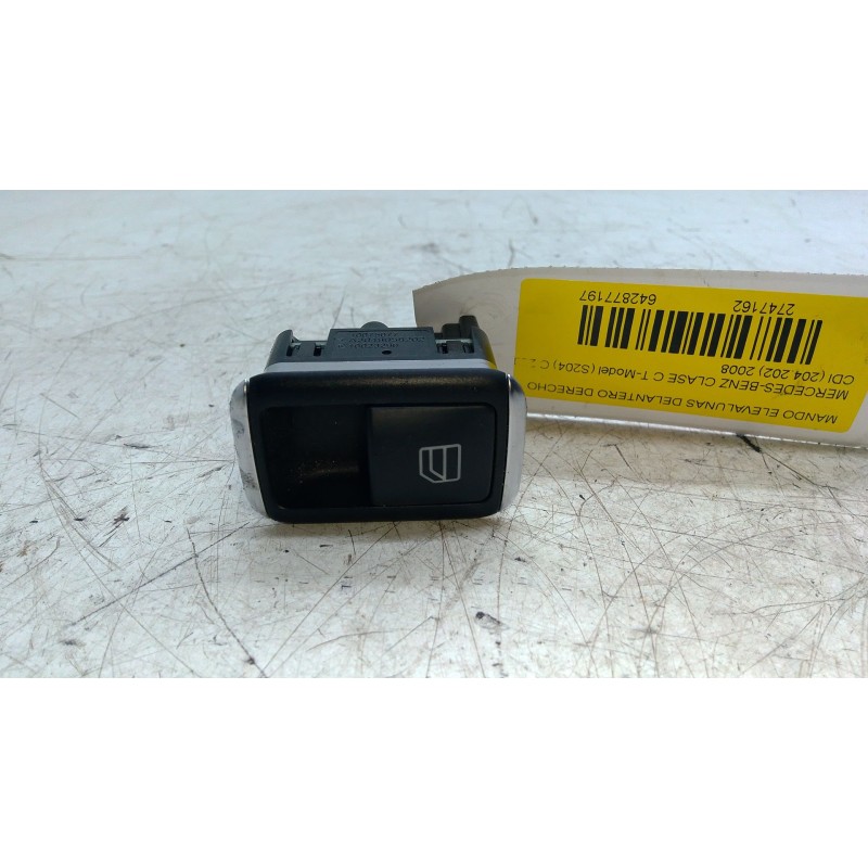 Recambio de mando elevalunas delantero derecho para mercedes-benz clase c t-model (s204) c 220 cdi (204.202) referencia OEM IAM 