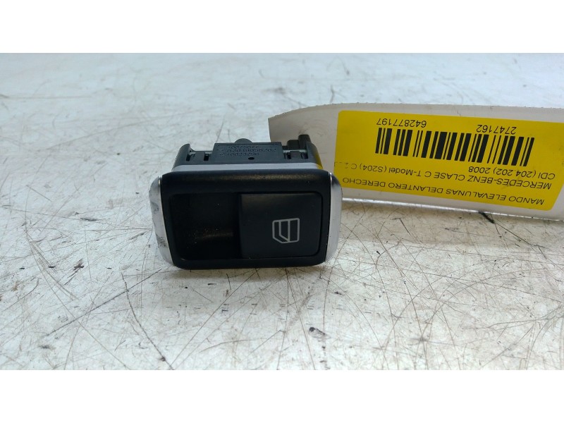 Recambio de mando elevalunas delantero derecho para mercedes-benz clase c t-model (s204) c 220 cdi (204.202) referencia OEM IAM 