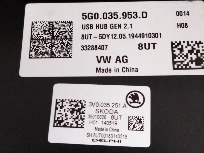 Recambio de modulo electronico para skoda superb iii (3v3) 2.0 tdi referencia OEM IAM 5G0035953D  