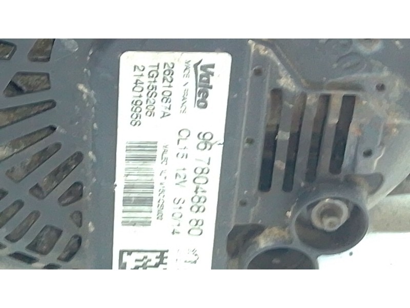 Recambio de alternador para peugeot 308 ii (lb_, lp_, lw_, lh_, l3_) 1.6 hdi referencia OEM IAM 9678048880  