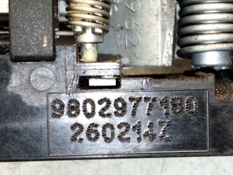 Recambio de maneta exterior trasera derecha para peugeot 308 ii (lb_, lp_, lw_, lh_, l3_) 1.6 hdi referencia OEM IAM 9802977180 