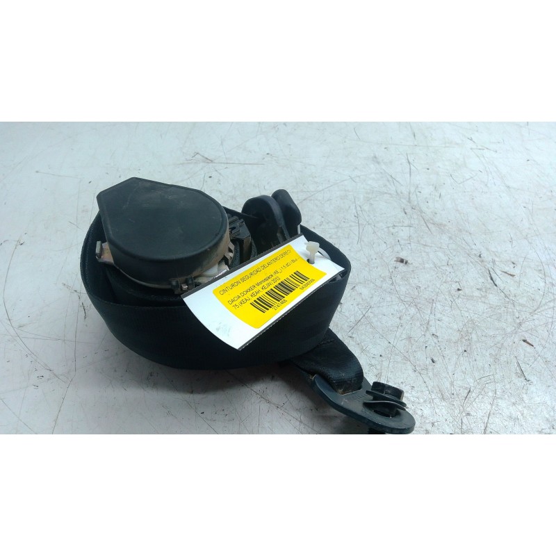 Recambio de cinturon seguridad delantero derecho para dacia dokker monospace (ke_) 1.5 dci / blue dci 75 (keaj, keah, kejw) refe