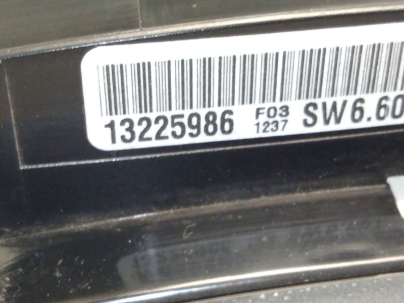Recambio de cuadro instrumentos para opel astra h twintop (a04) 1.6 (l67) referencia OEM IAM 13225986  