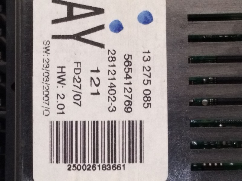 Recambio de pantalla multifuncion para opel astra h twintop (a04) 1.6 (l67) referencia OEM IAM 13275085  