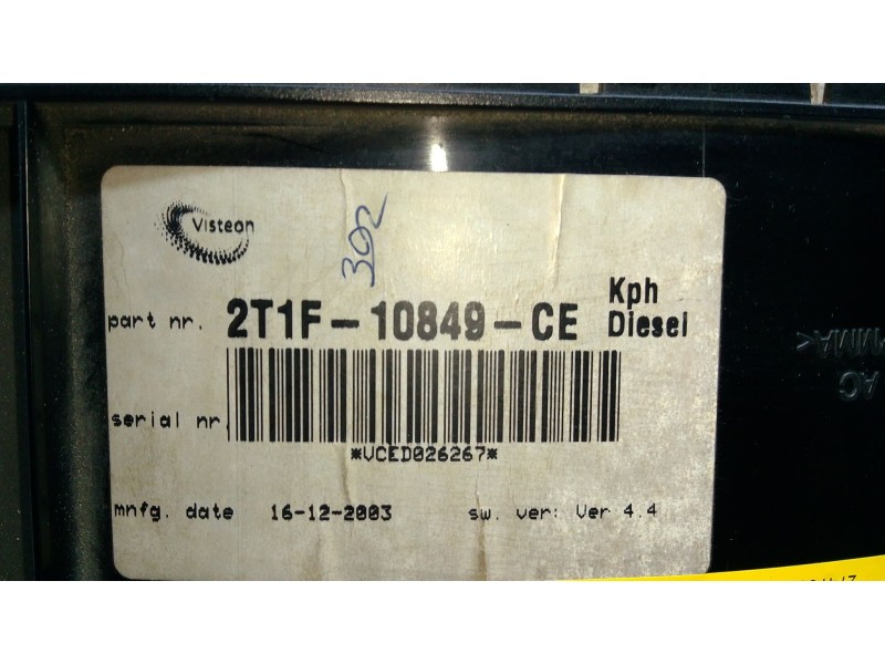 Recambio de cuadro instrumentos para ford transit connect (p65_, p70_, p80_) 1.8 di referencia OEM IAM 2T1F10849  