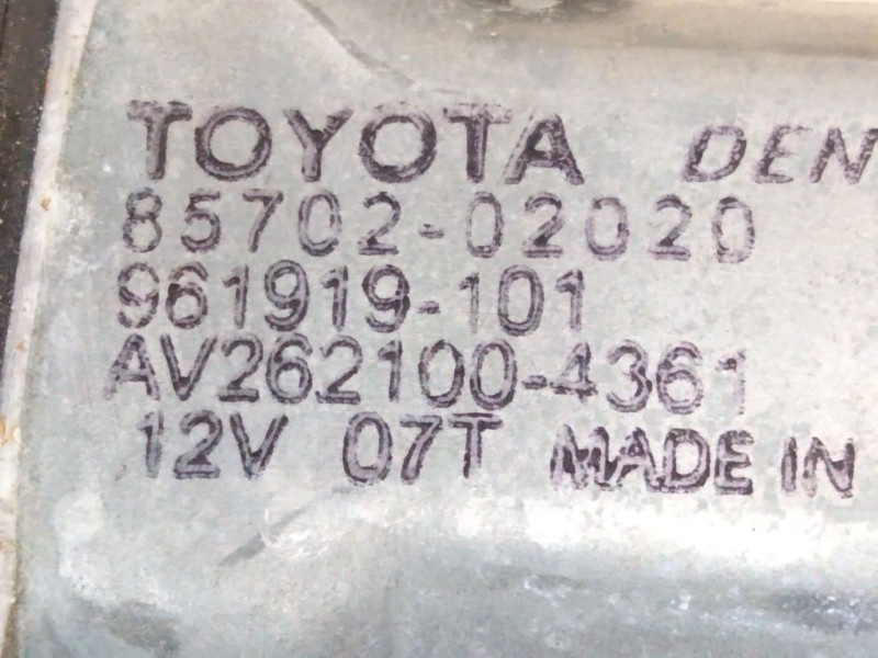 Recambio de elevalunas trasero derecho para toyota auris referencia OEM IAM 8570202020  