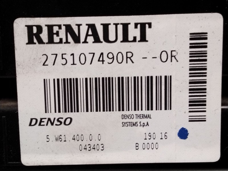 Recambio de mando climatizador para renault master iii furgoneta (fv) 2.3 dci 125 fwd (fv0c, fv0d, fv0g, fv0h, fv0j, fv0k) refer
