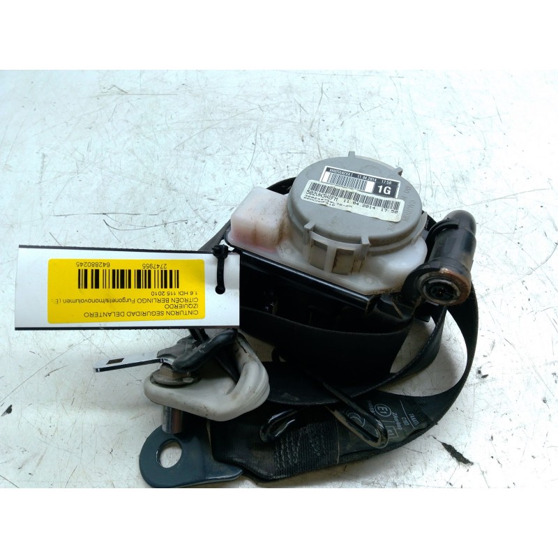 Recambio de cinturon seguridad delantero izquierdo para citroën berlingo furgoneta/monovolumen (b9) 1.6 hdi 115 referencia OEM I