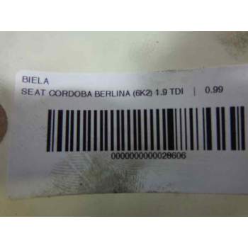 Recambio de biela para seat cordoba berlina (6k2) 1.9 tdi referencia OEM IAM   124003