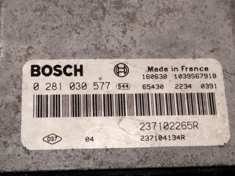 Recambio de centralita motor uce para renault master iii furgoneta (fv) 2.3 dci 125 fwd (fv0c, fv0d, fv0g, fv0h, fv0j, fv0k) ref