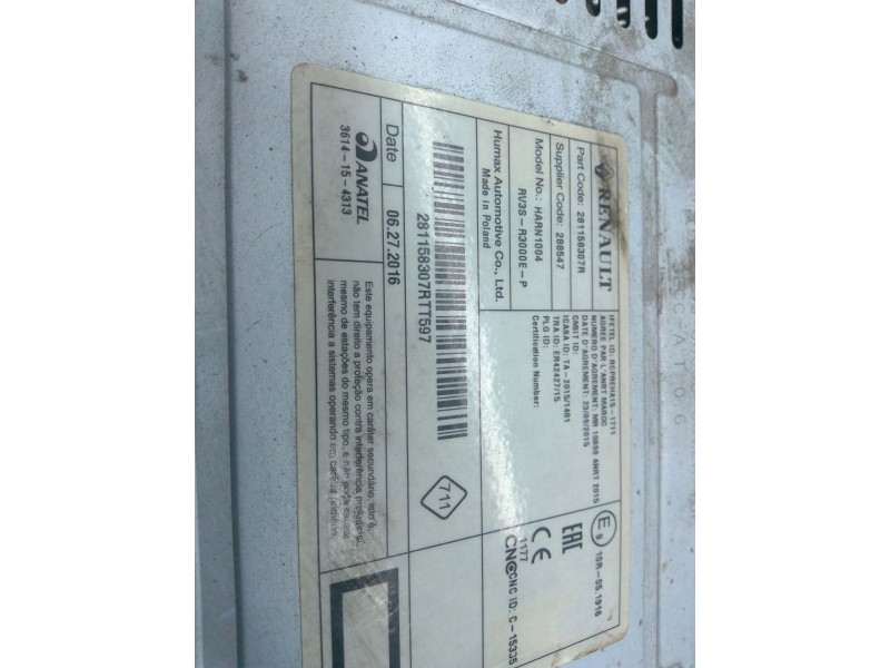 Recambio de sistema audio / radio cd para renault master iii furgoneta (fv) 2.3 dci 125 fwd (fv0c, fv0d, fv0g, fv0h, fv0j, fv0k)