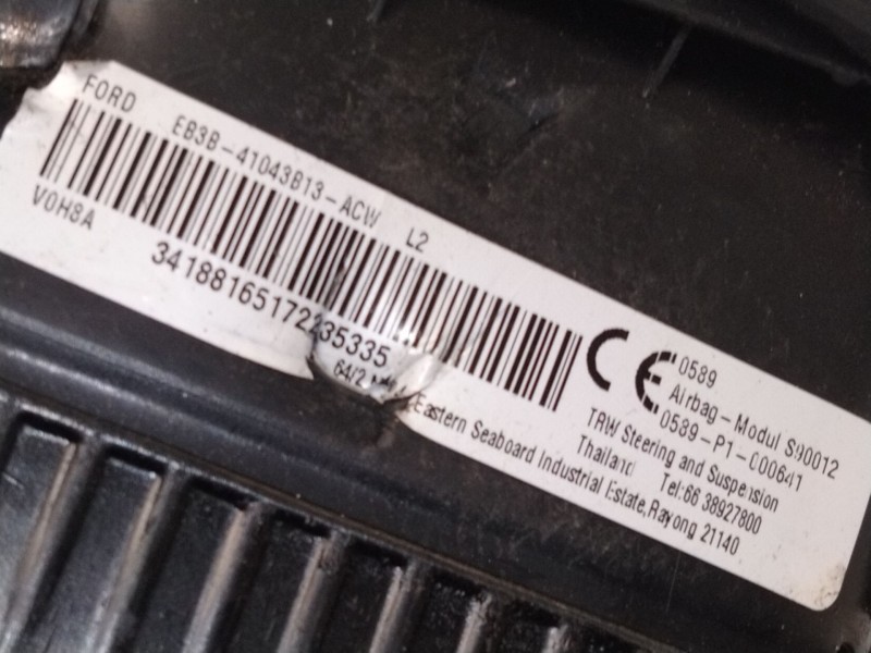 Recambio de airbag delantero izquierdo para ford ranger (tke) 2.2 tdci referencia OEM IAM EB3B41043B13  