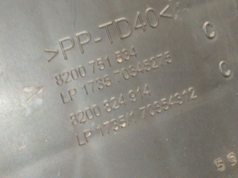 Recambio de caja filtro de aire para renault master iii furgoneta (fv) 2.3 dci 125 fwd (fv0c, fv0d, fv0g, fv0h, fv0j, fv0k) refe