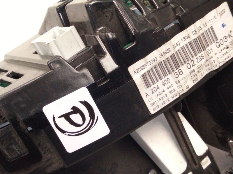 Recambio de cuadro instrumentos para mercedes-benz clase c (w204) berlina c 220 cdi blueefficiency (204.002) referencia OEM IAM 