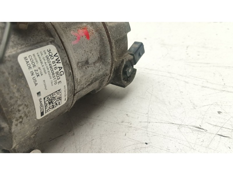 Recambio de compresor aire acondicionado para volkswagen tiguan allspace (bw2, bj2) 2.0 tdi referencia OEM IAM 3Q0816803E  