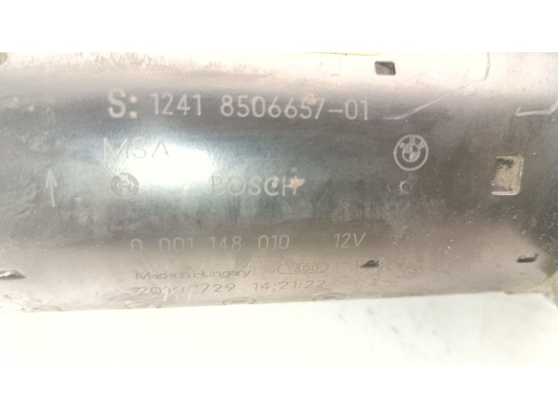 Recambio de motor arranque para bmw 1 descapotable (e88) 120 i referencia OEM IAM 12418506657-01  