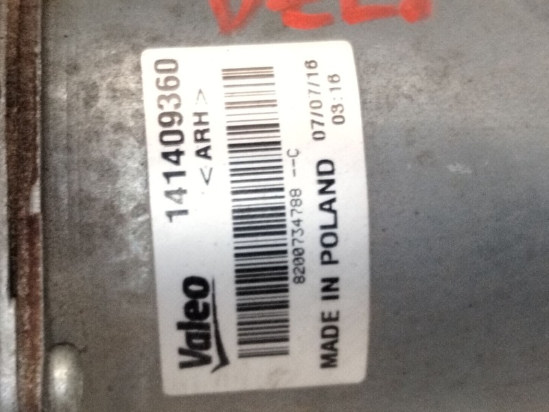 Recambio de motor limpia delantero para renault master iii furgoneta (fv) 2.3 dci 125 fwd (fv0c, fv0d, fv0g, fv0h, fv0j, fv0k) r