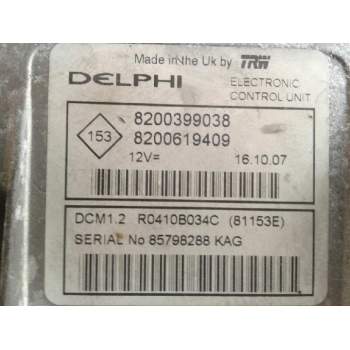 Recambio de centralita motor uce para renault clio iii authentique referencia OEM IAM 8200399038 8200619409 R0410B034C