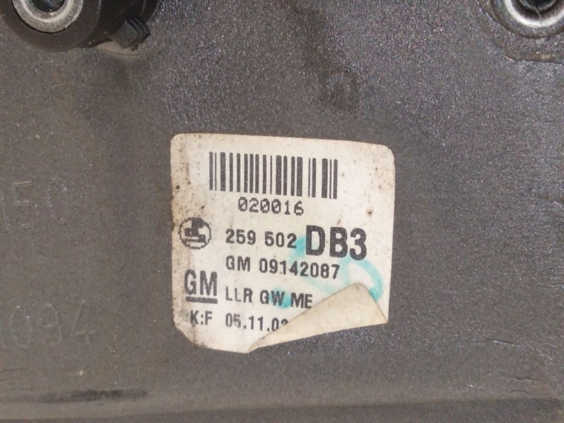 Recambio de retrovisor derecho para opel astra g hatchback (t98) 1.6 (f08, f48) referencia OEM IAM 09142087  