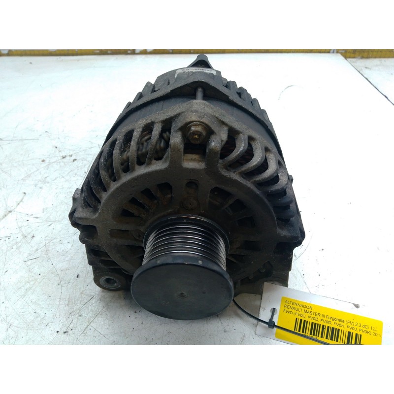 Recambio de alternador para renault master iii furgoneta (fv) 2.3 dci 125 fwd (fv0c, fv0d, fv0g, fv0h, fv0j, fv0k) referencia OE