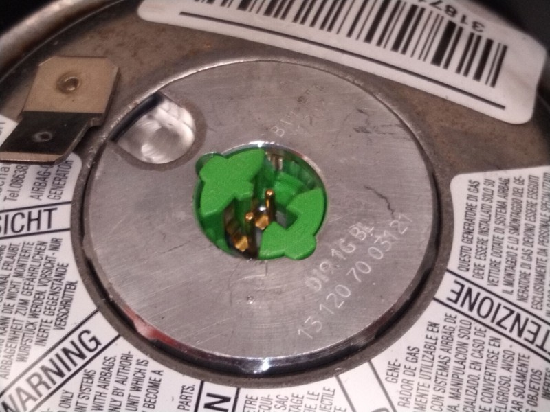 Recambio de airbag delantero izquierdo para iveco daily v furgoneta 29s13, 29l13, 35c13, 35s13, 40c13, 40s13 referencia OEM IAM 