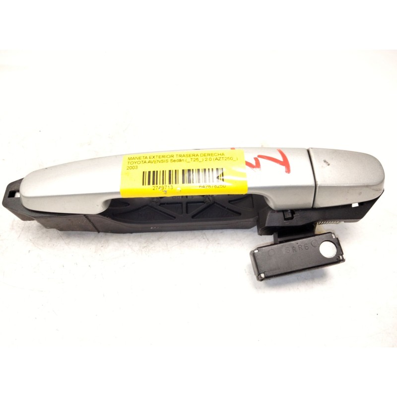 Recambio de maneta exterior trasera derecha para toyota avensis sedán (_t25_) 2.0 (azt250_) referencia OEM IAM   