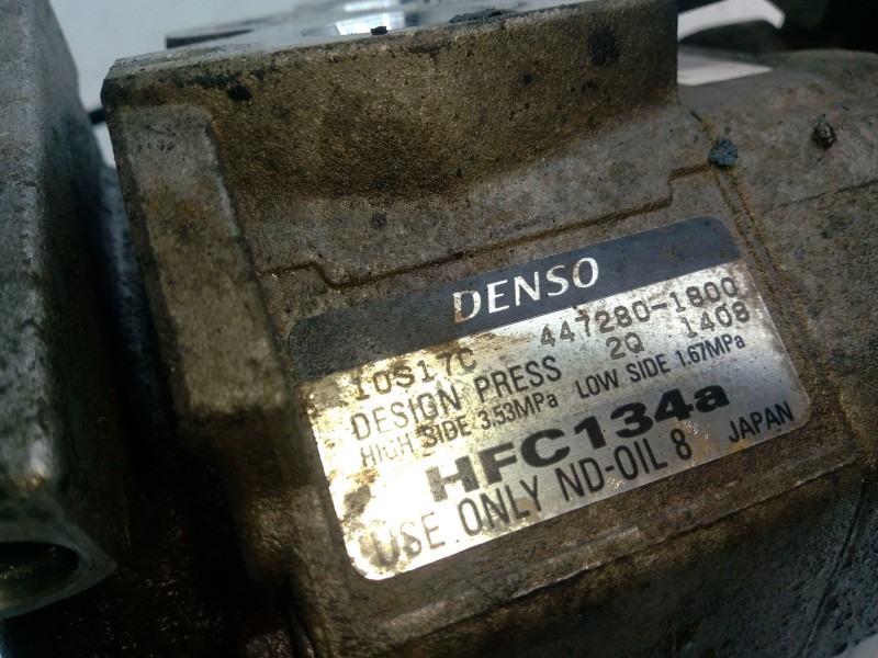 Recambio de compresor aire acondicionado para iveco daily v furgoneta 29s13, 29l13, 35c13, 35s13, 40c13, 40s13 referencia OEM IA