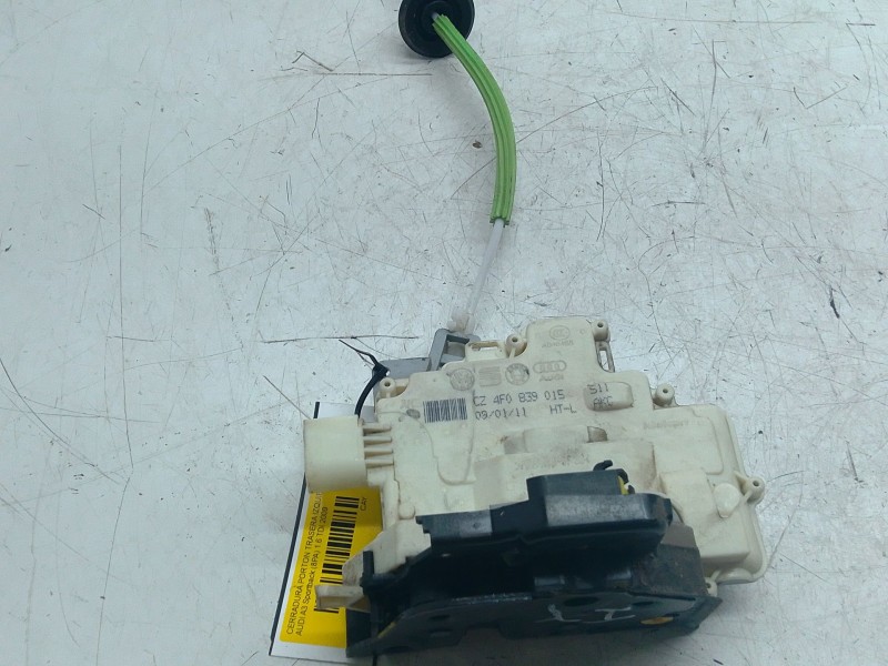 Recambio de cerradura porton trasera izquierda para audi a3 sportback (8pa) 1.6 tdi referencia OEM IAM 4F0839015  