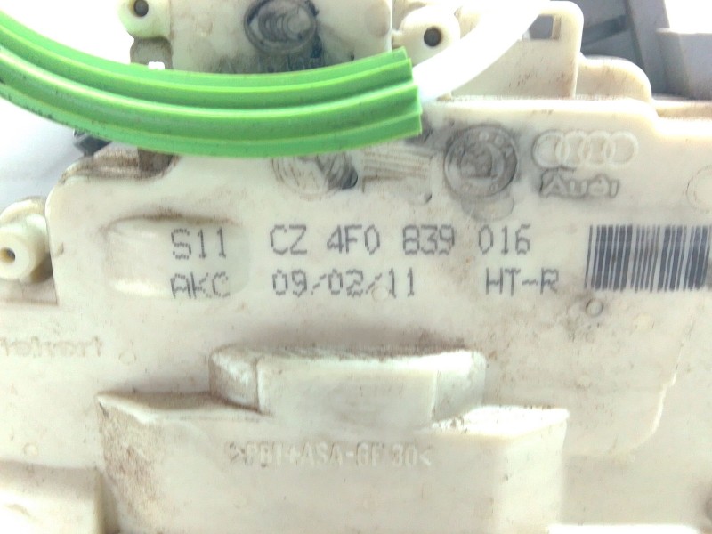 Recambio de cerradura puerta trasera derecha para audi a3 sportback (8pa) 1.6 tdi referencia OEM IAM   