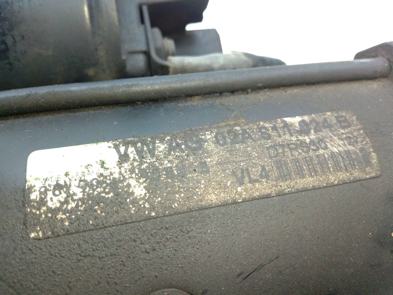 Recambio de motor arranque para seat leon (1m1) 1.9 tdi referencia OEM IAM 02A911024B  