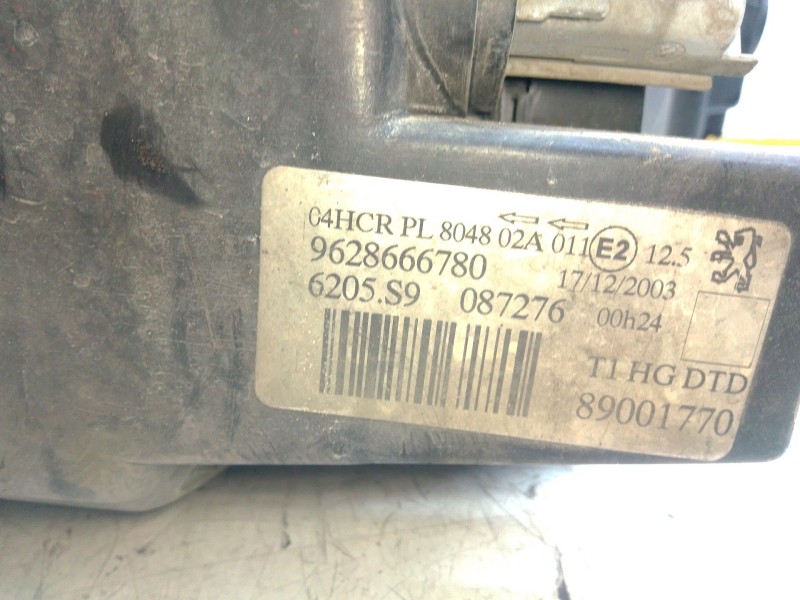 Recambio de faro derecho para peugeot 206 hatchback (2a/c) 1.4 16v referencia OEM IAM   