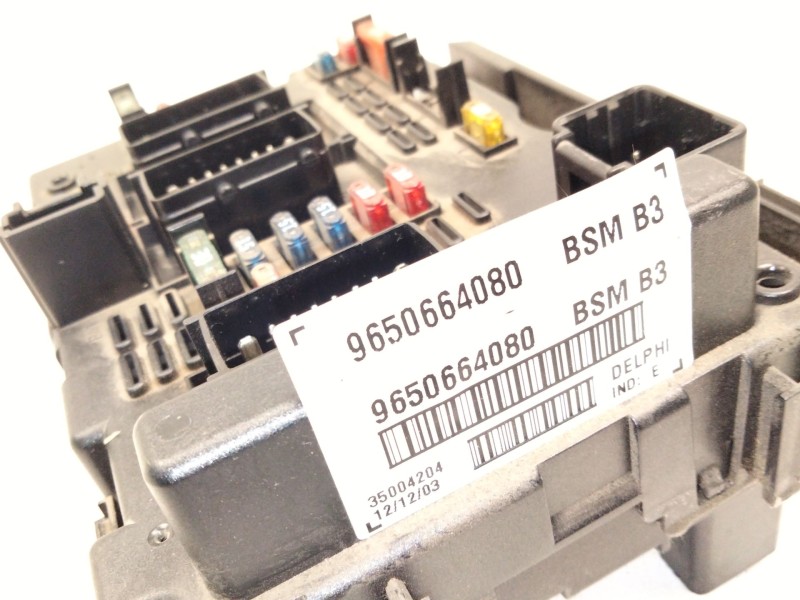 Recambio de centralita bsm para peugeot 206 hatchback (2a/c) 1.4 16v referencia OEM IAM 9650664080  