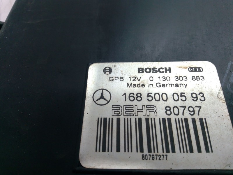 Recambio de electroventilador para mercedes-benz vaneo (414) 1.6 (414.700) referencia OEM IAM 1685000593  