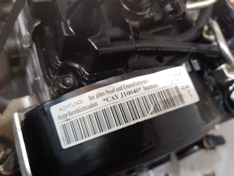 Recambio de motor completo para audi a3 sportback (8pa) 1.6 tdi referencia OEM IAM CAY1  