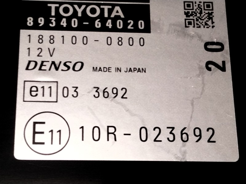 Recambio de centralita aparcamiento para toyota corolla verso (zer_, zze12_, r1_) 1.8 (znr11_) referencia OEM IAM 8934064020  